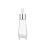 frasco cuentagotas 30ml Classic Black Semi-Transparent Glass Dropper Bottle for Essential Oil