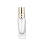 base de maquillaje líquida 30ml Premium Foundation Bottle with Electroplated Components – Classic Black Semi-Transparent Coating