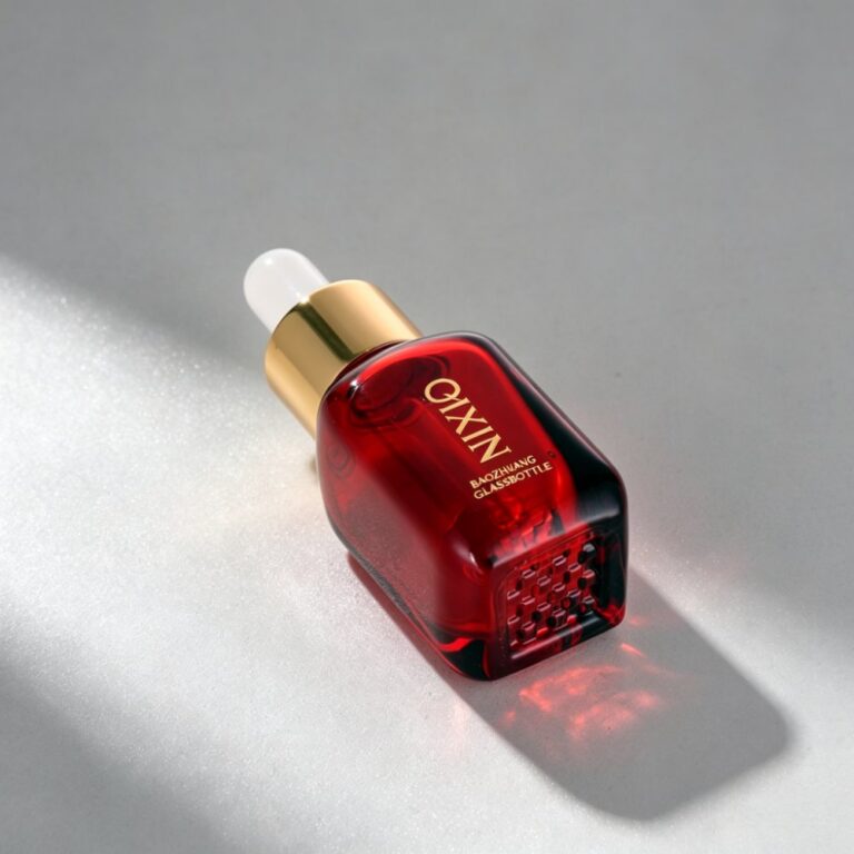 frasco cuentagotas 10ml Red Glass Dropper Bottle for Essential Oil